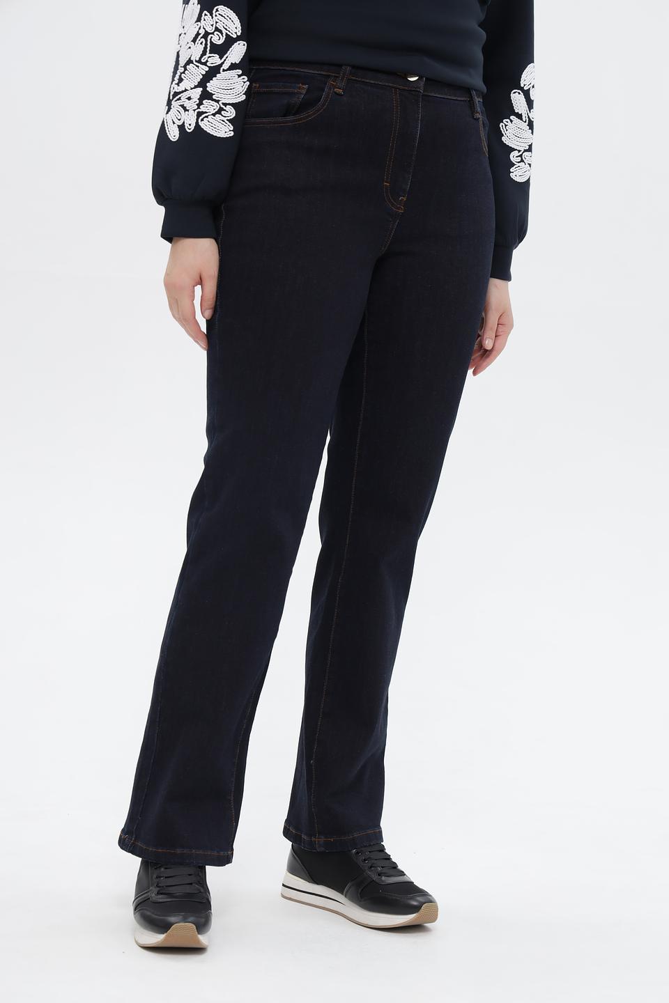 Джинсы Frapp клёш тёмно-синие