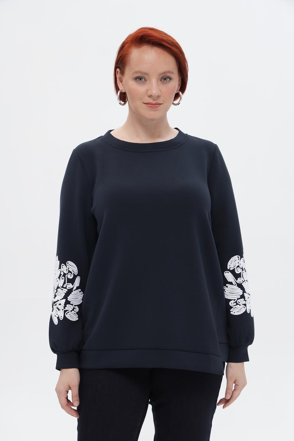 Пуловер Frapp с вышивкой