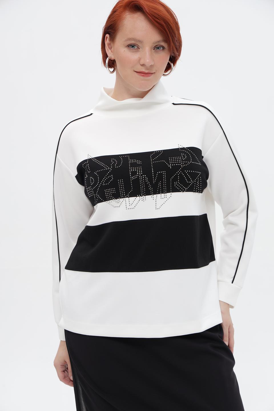 Пуловер Lebek с декором