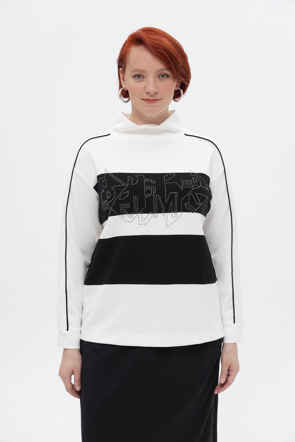 Пуловер Lebek с декором