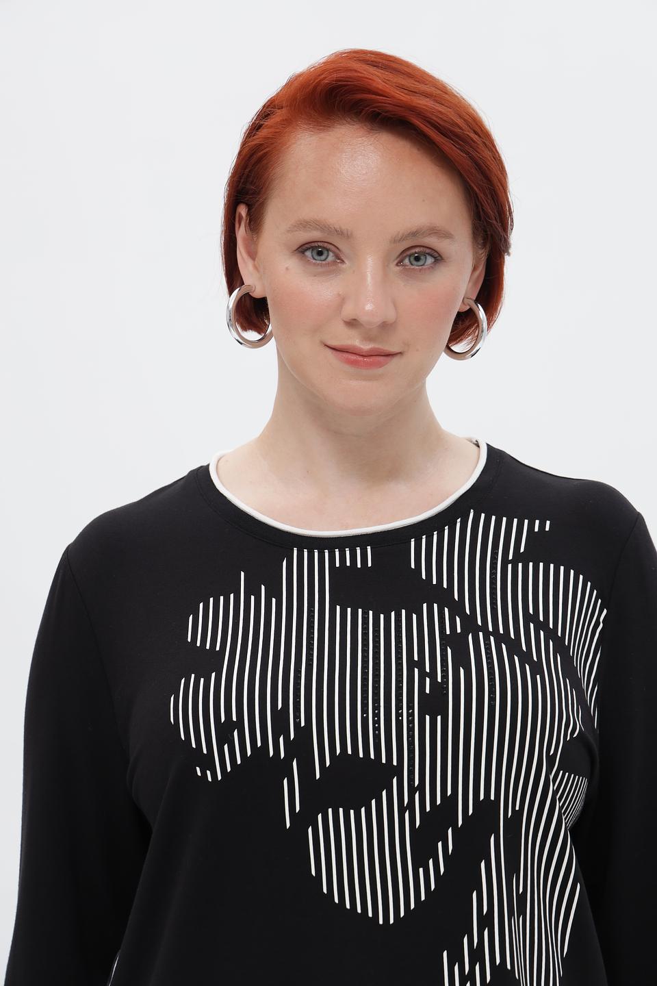 Футболка Lebek с принтом