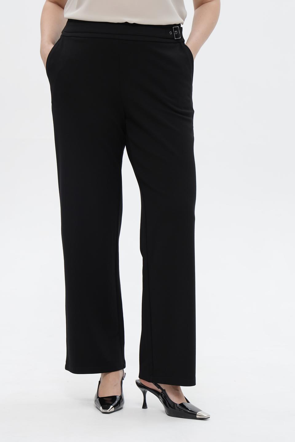 Брюки Lebek с поясом чёрные