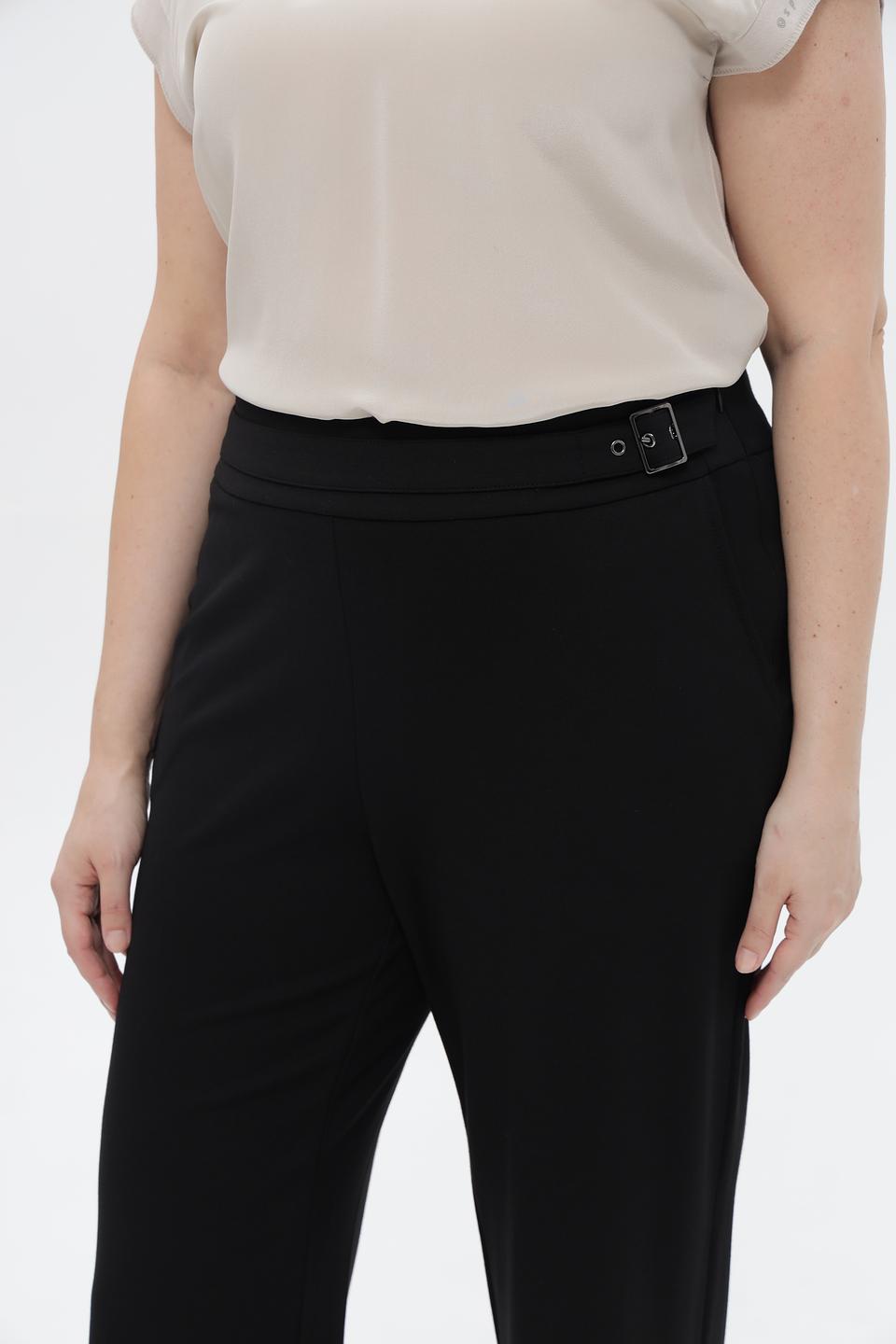 Брюки Lebek с поясом чёрные