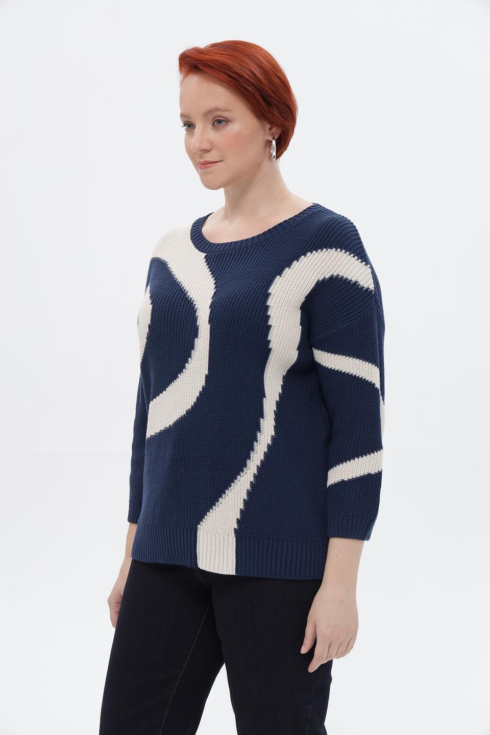 Пуловер Rabe collection с узором