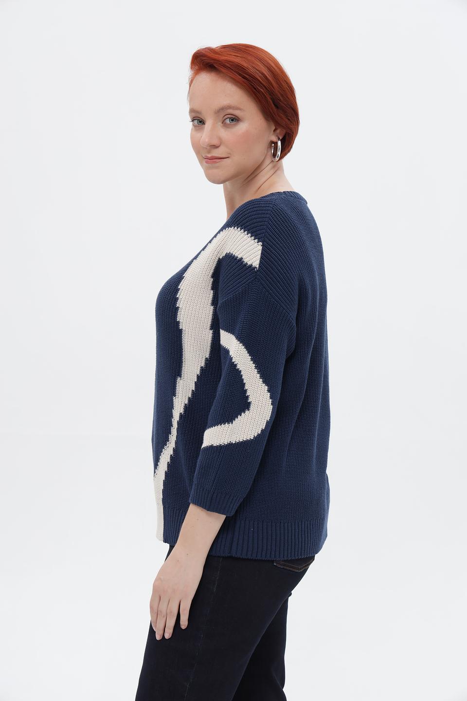 Пуловер Rabe collection с узором