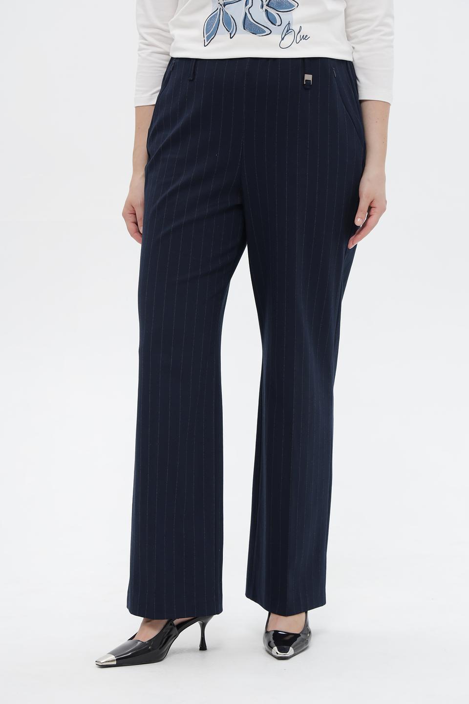Брюки классические Bianca в полоску