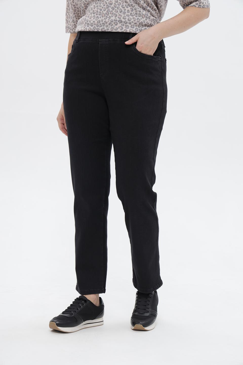 Джинсы Anna Montana черные с эластаном