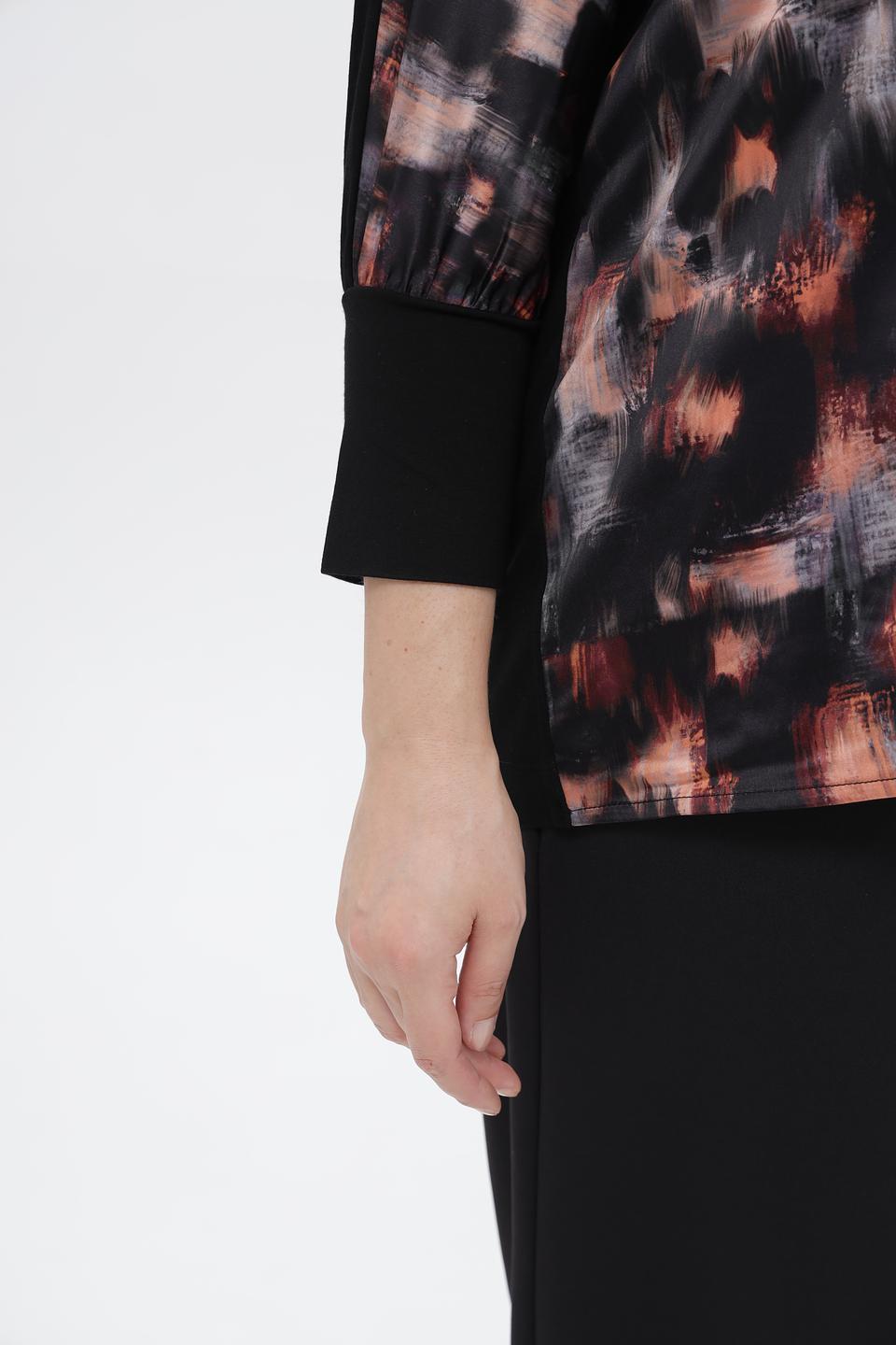 Блузка Frapp с абстрактным принтом