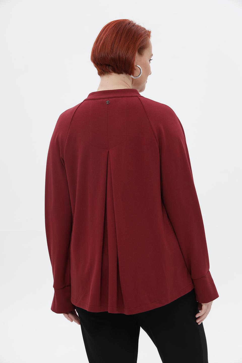 Блузка Frapp с воротником-стойкой