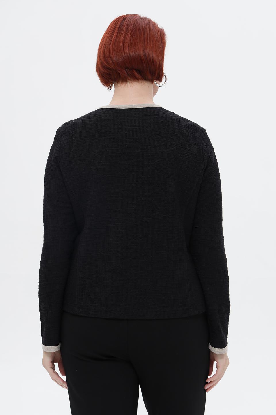 Жакет Rabe collection с контрастной отделкой