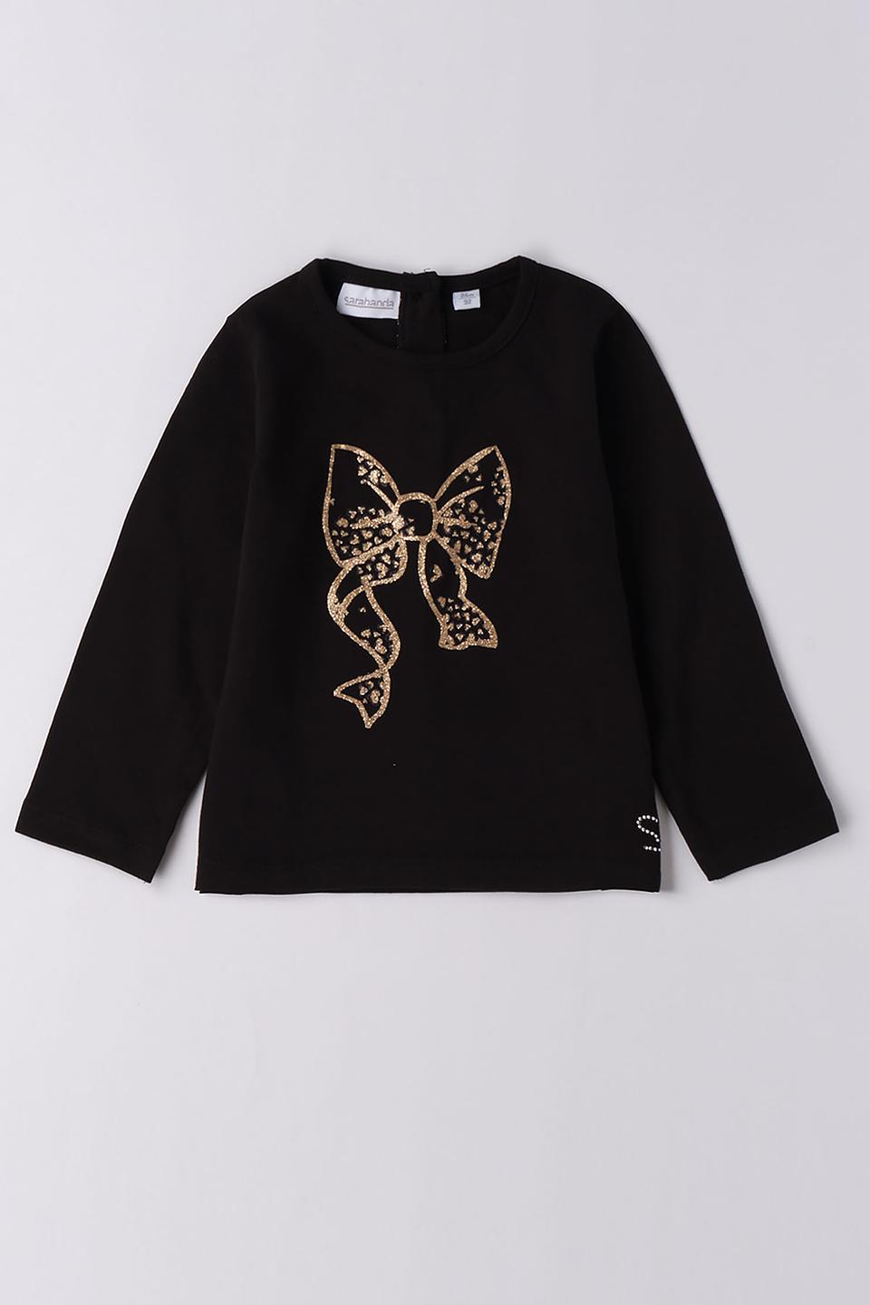 Джемпер Sarabanda дев. с бантом чёрный