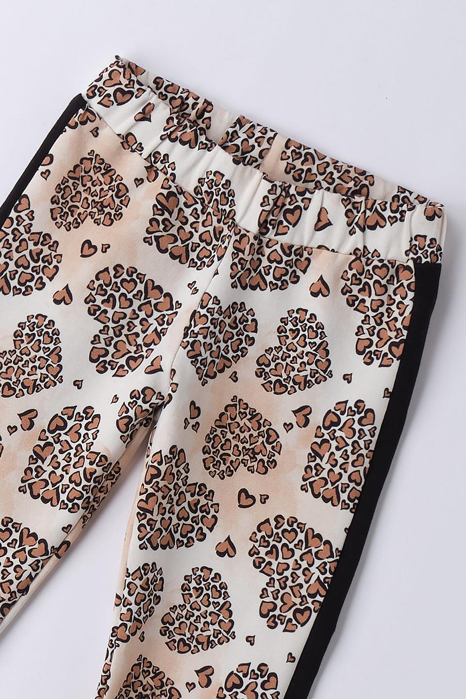 Джинсы Sarabanda дев. с принтом