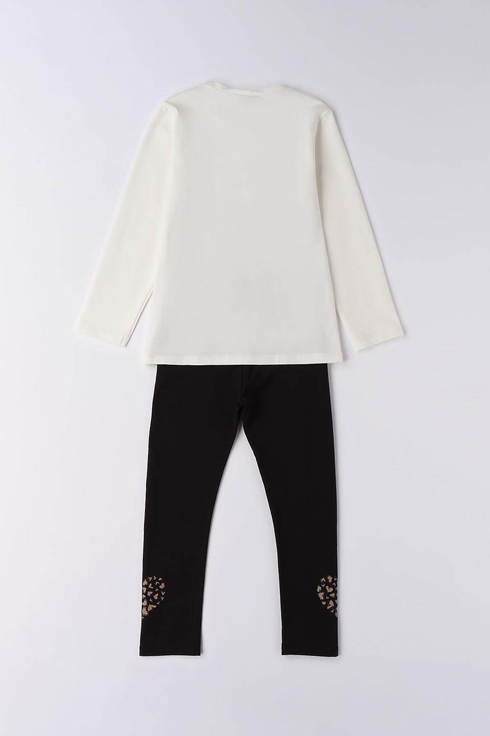 Джемпер Sarabanda дев. с медведем кремовый