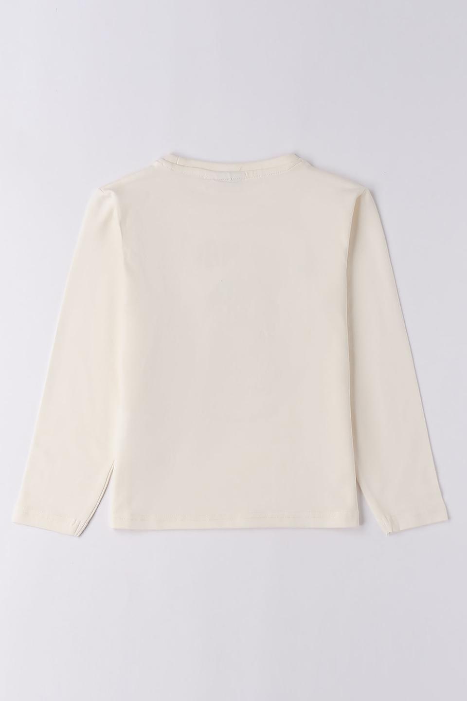 Джемпер Sarabanda дев. с медведем кремовый