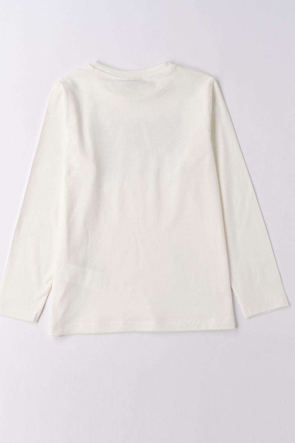 Джемпер Sarabanda дев. с надписью кремовый