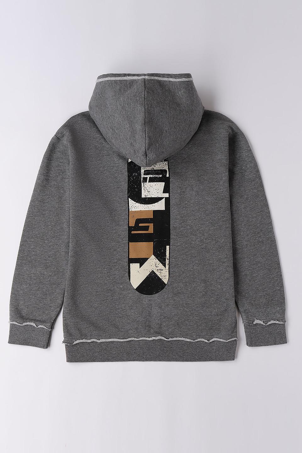 Толстовка Sarabanda серая на молнии