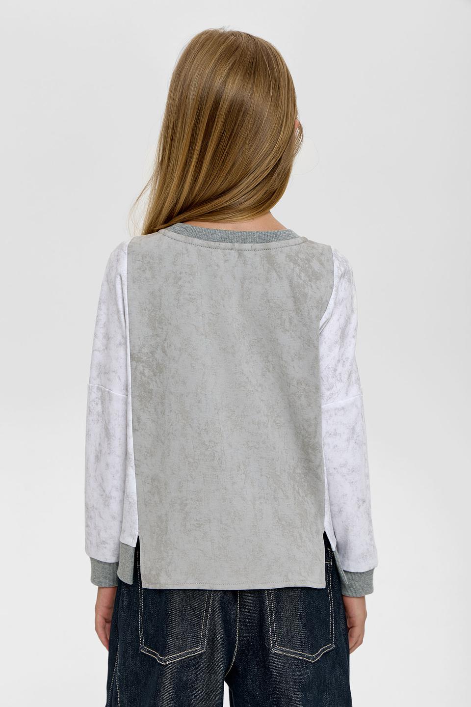 Джемпер Choupette с мишкой серый