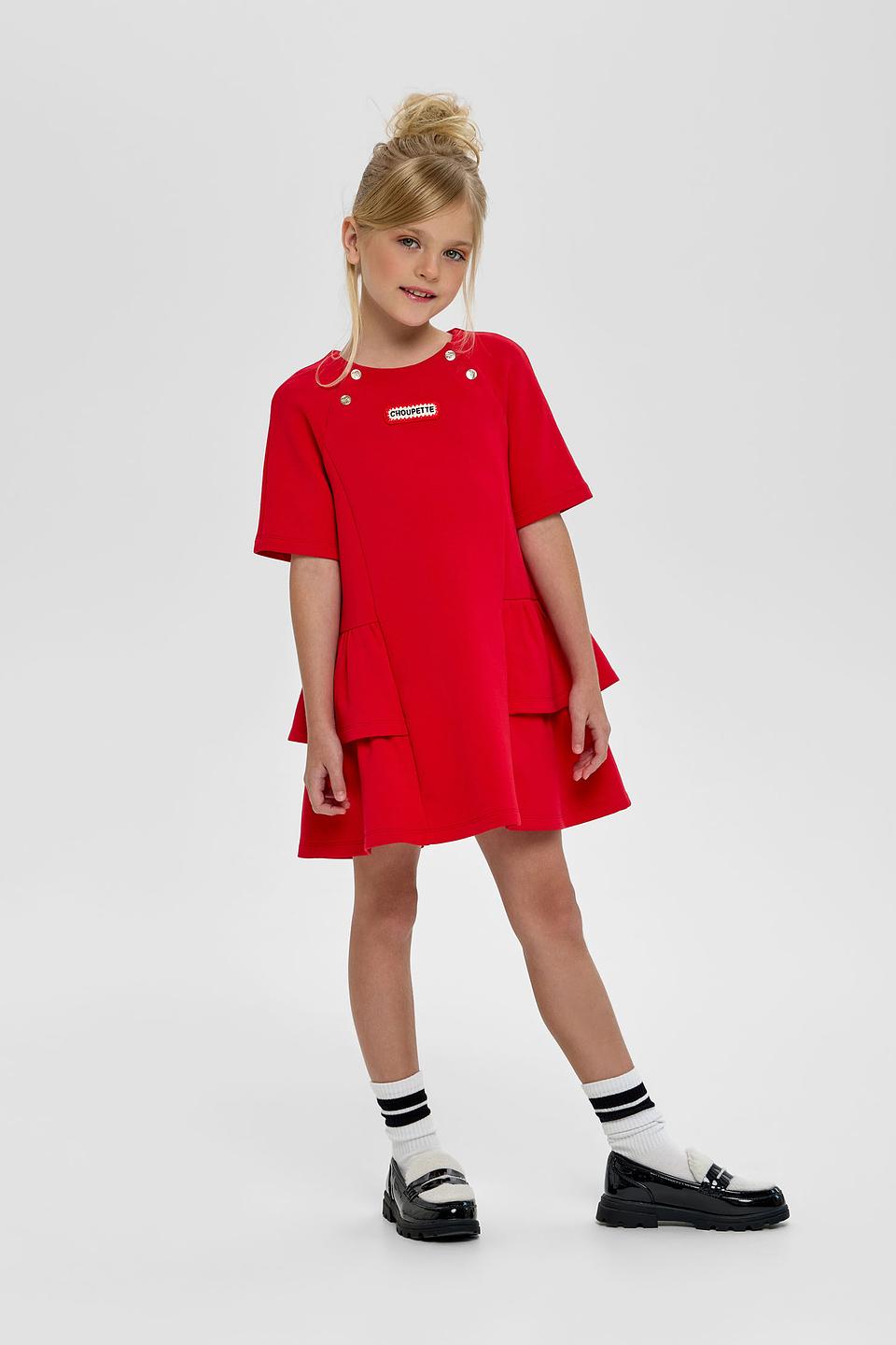 Платье Choupette дев. красное