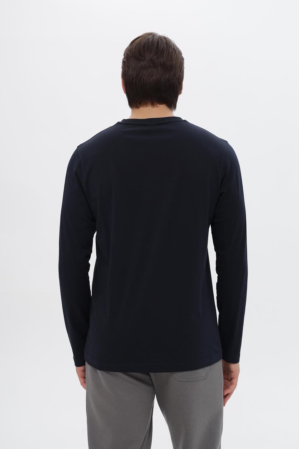 Лонгслив Lerros мужской тёмно-синий
