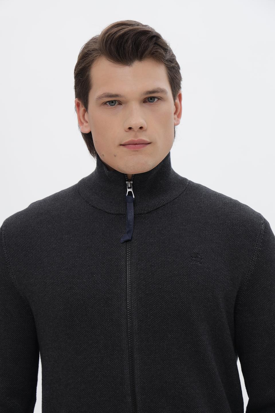 Кардиган Lerros серый на молнии