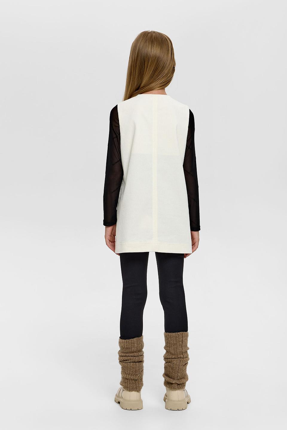 Платье Choupette дев. с вышивкой экрю