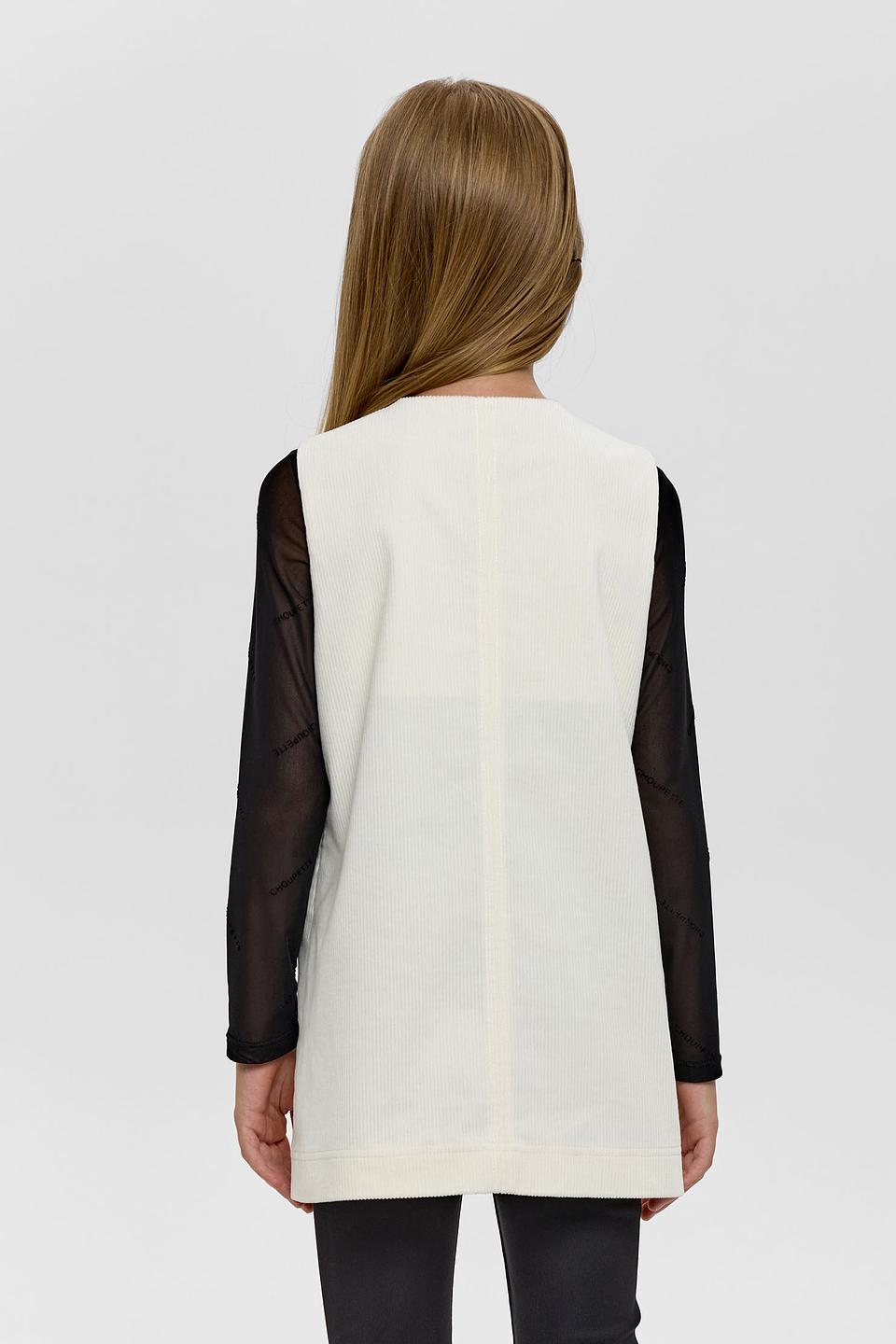 Платье Choupette дев. с вышивкой экрю