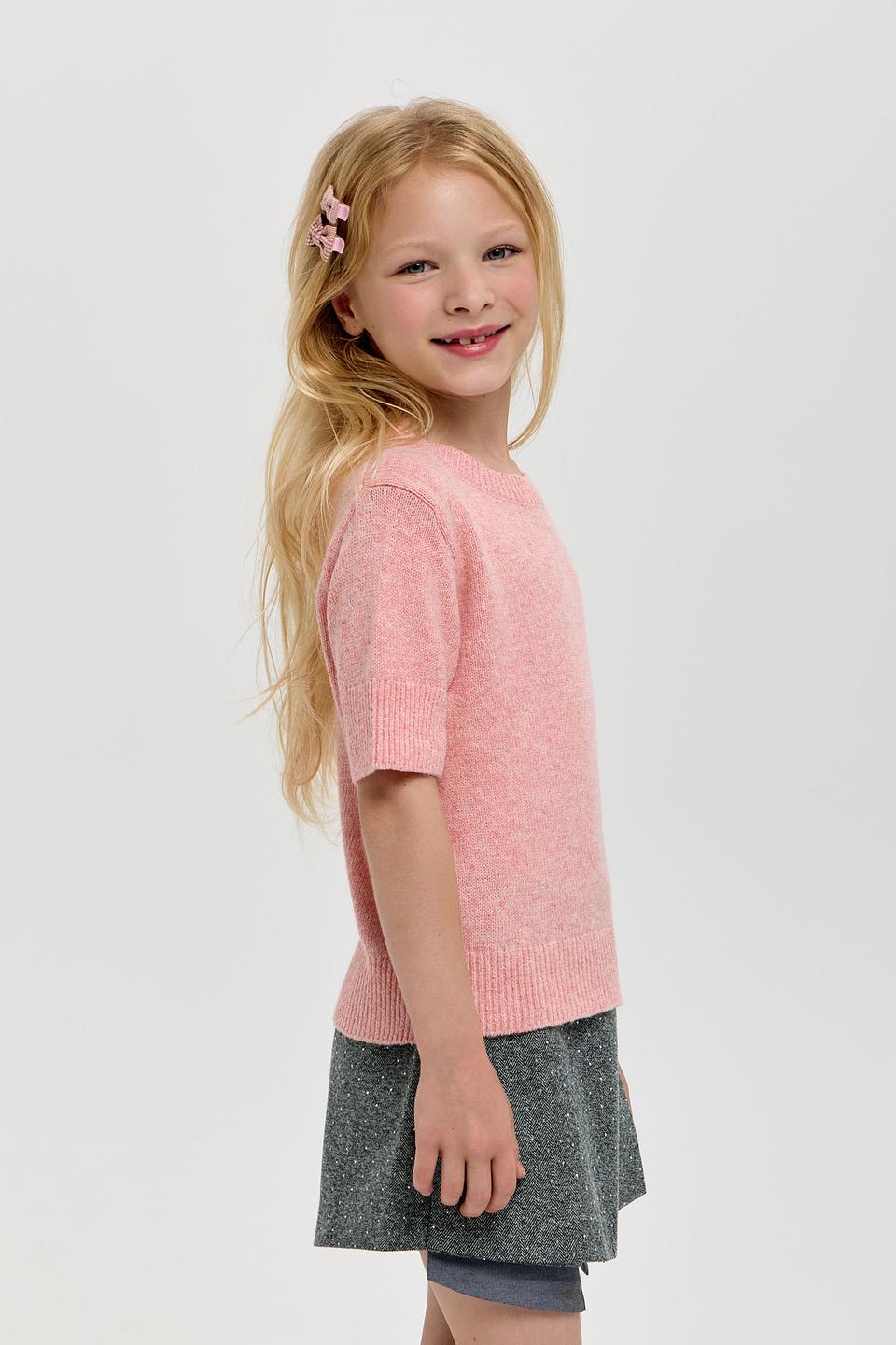 Детская блуза Choupette розовая с принтом