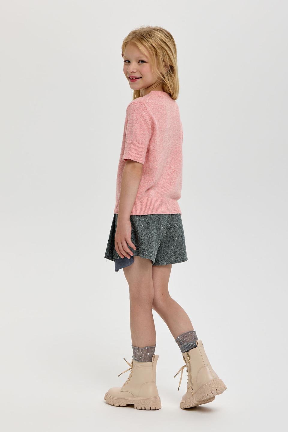 Детская блуза Choupette розовая с принтом