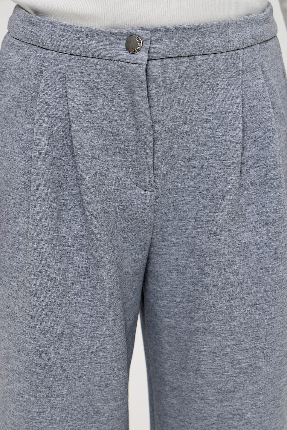 Брюки Choupette дев. серые клёш