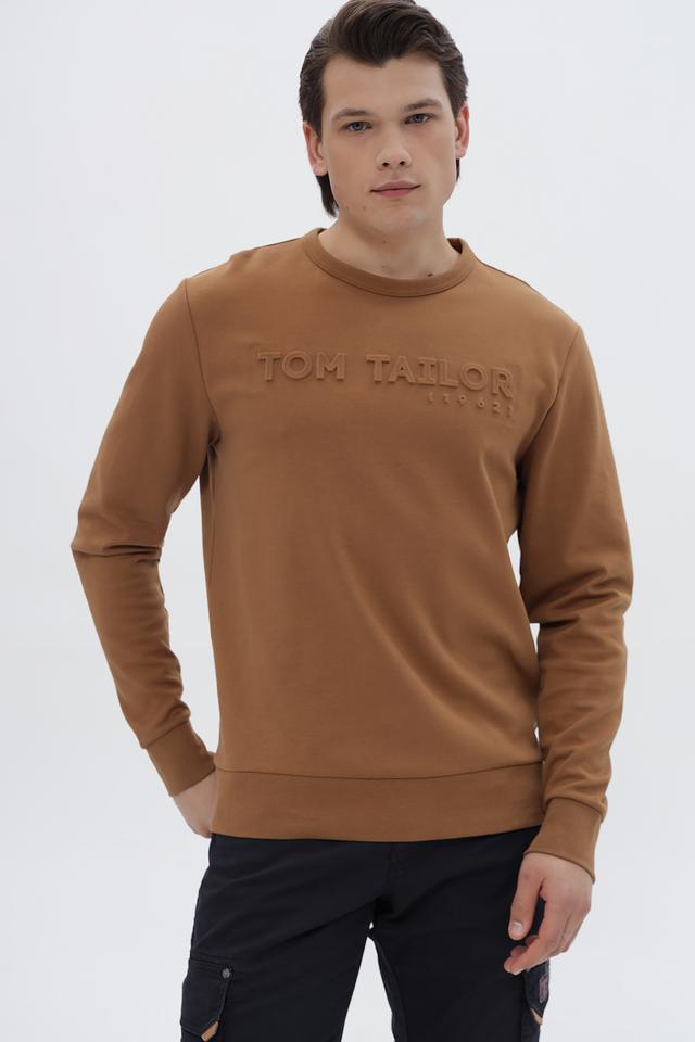 Джемпер Tom Tailor коричневый