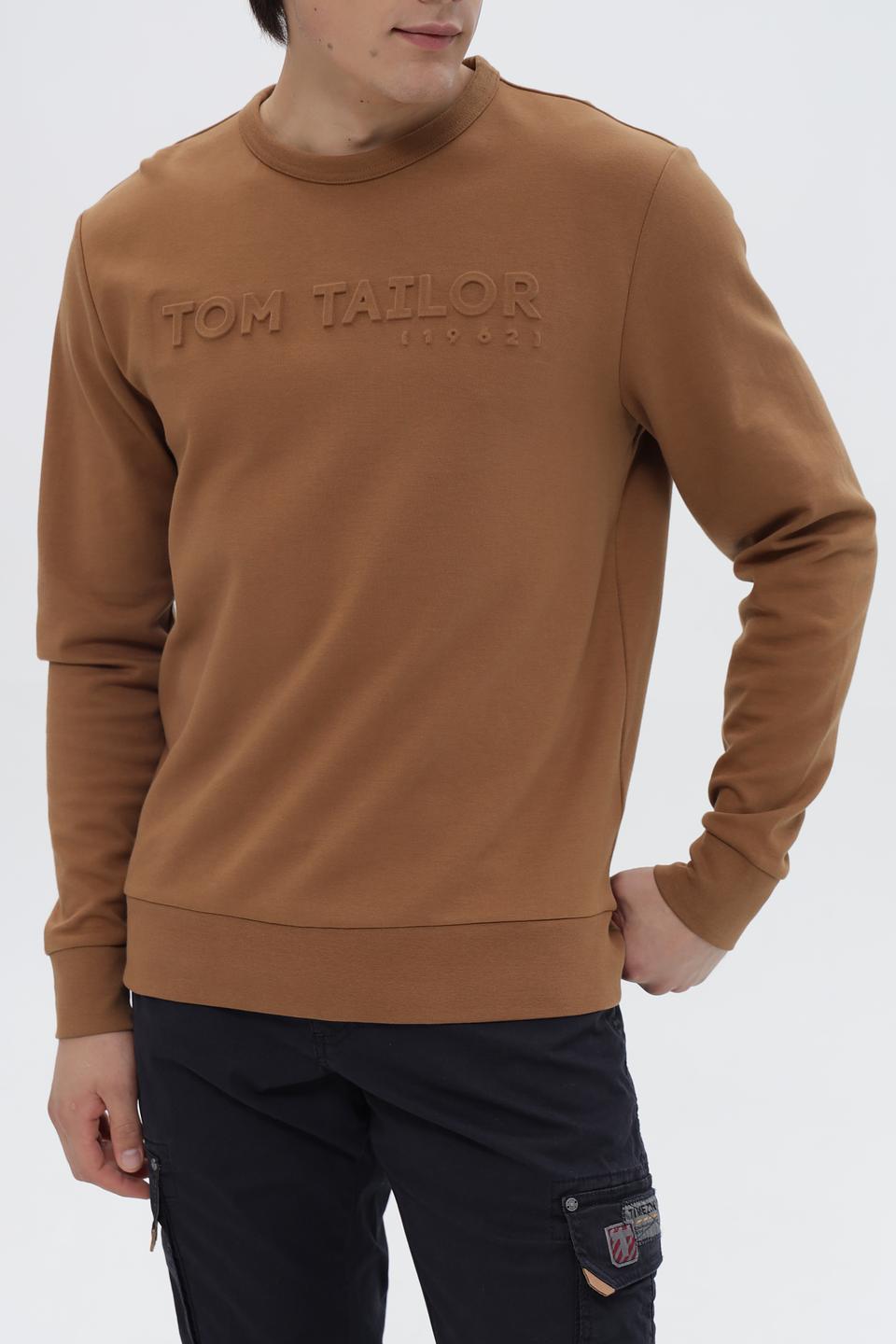Джемпер Tom Tailor коричневый