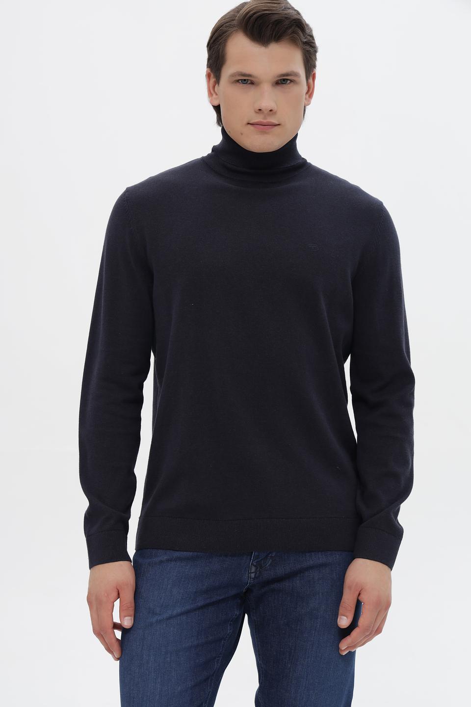 Водолазка Tom Tailor мужская тёмно-синяя