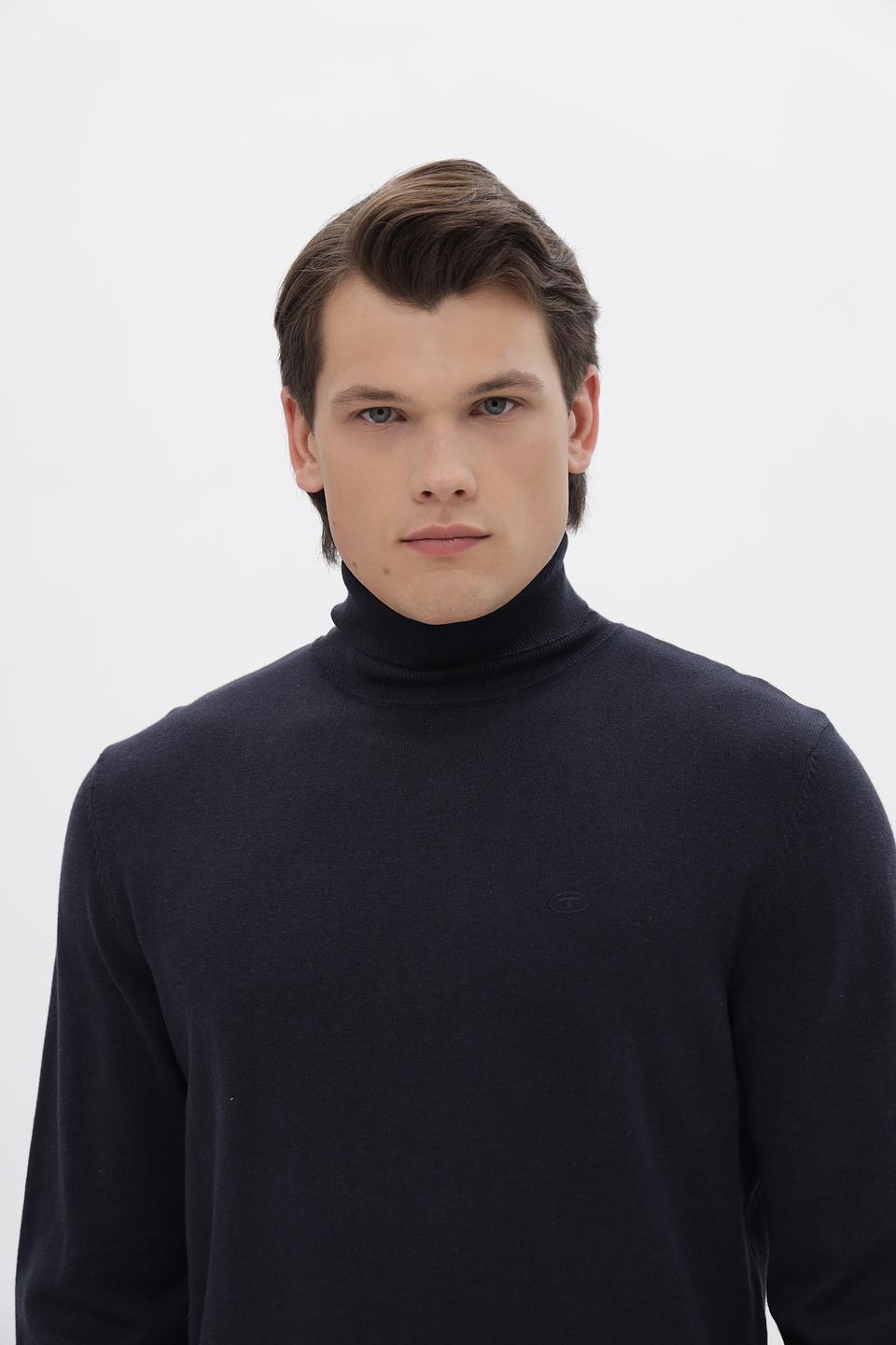 Водолазка Tom Tailor мужская тёмно-синяя