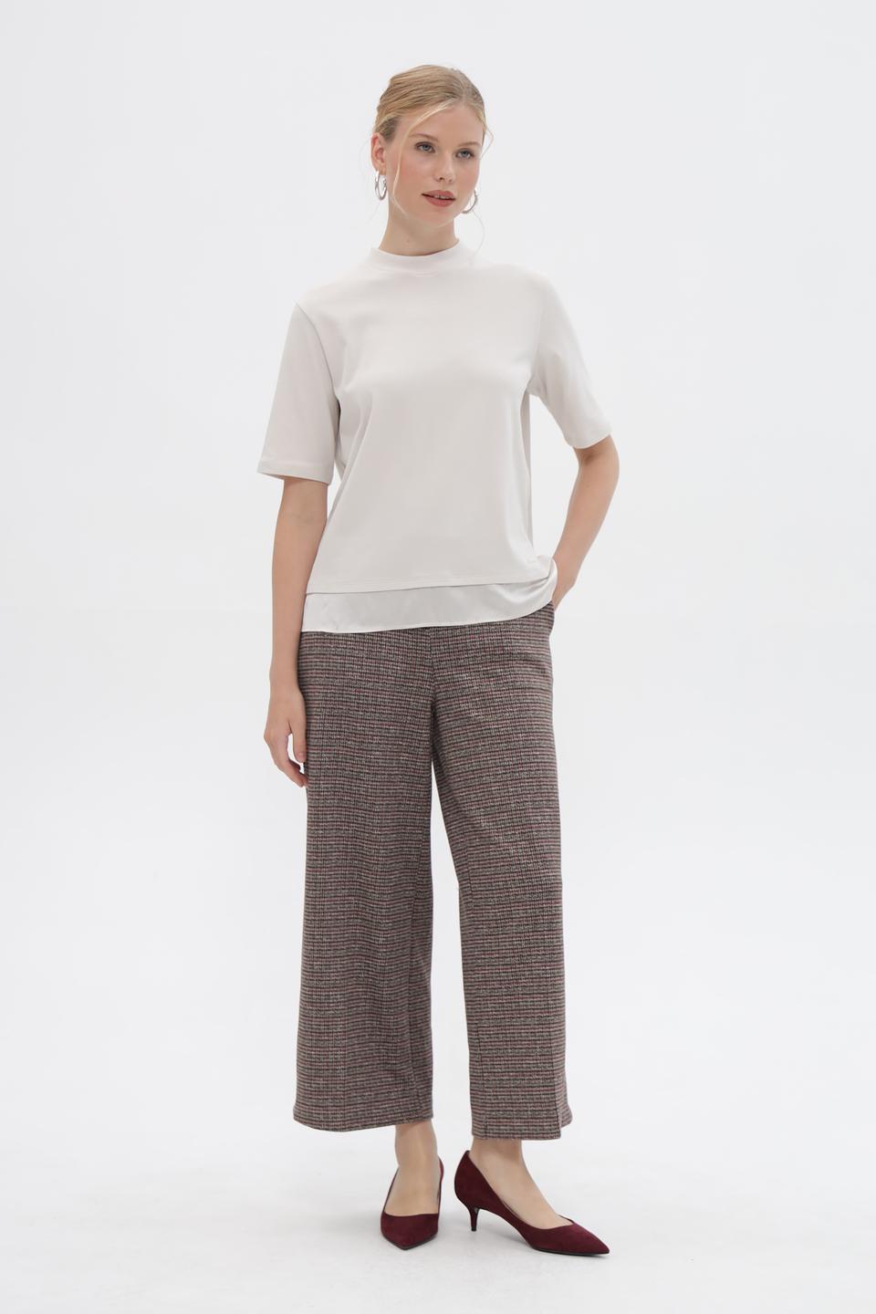 Брюки клетчатые More and More