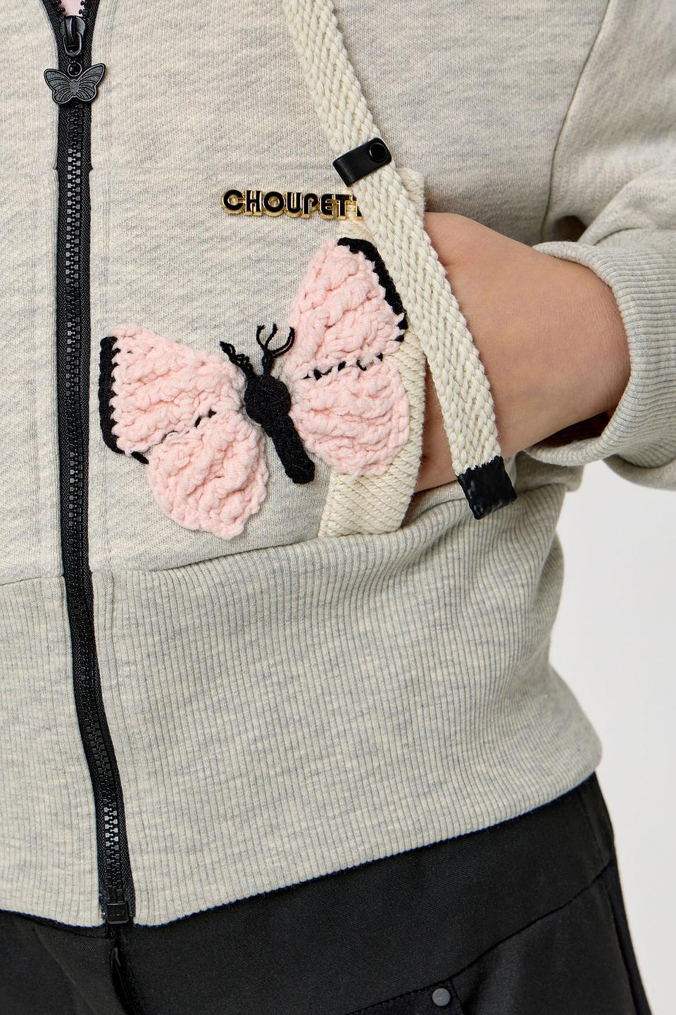 Толстовка Choupette дев. с бабочками