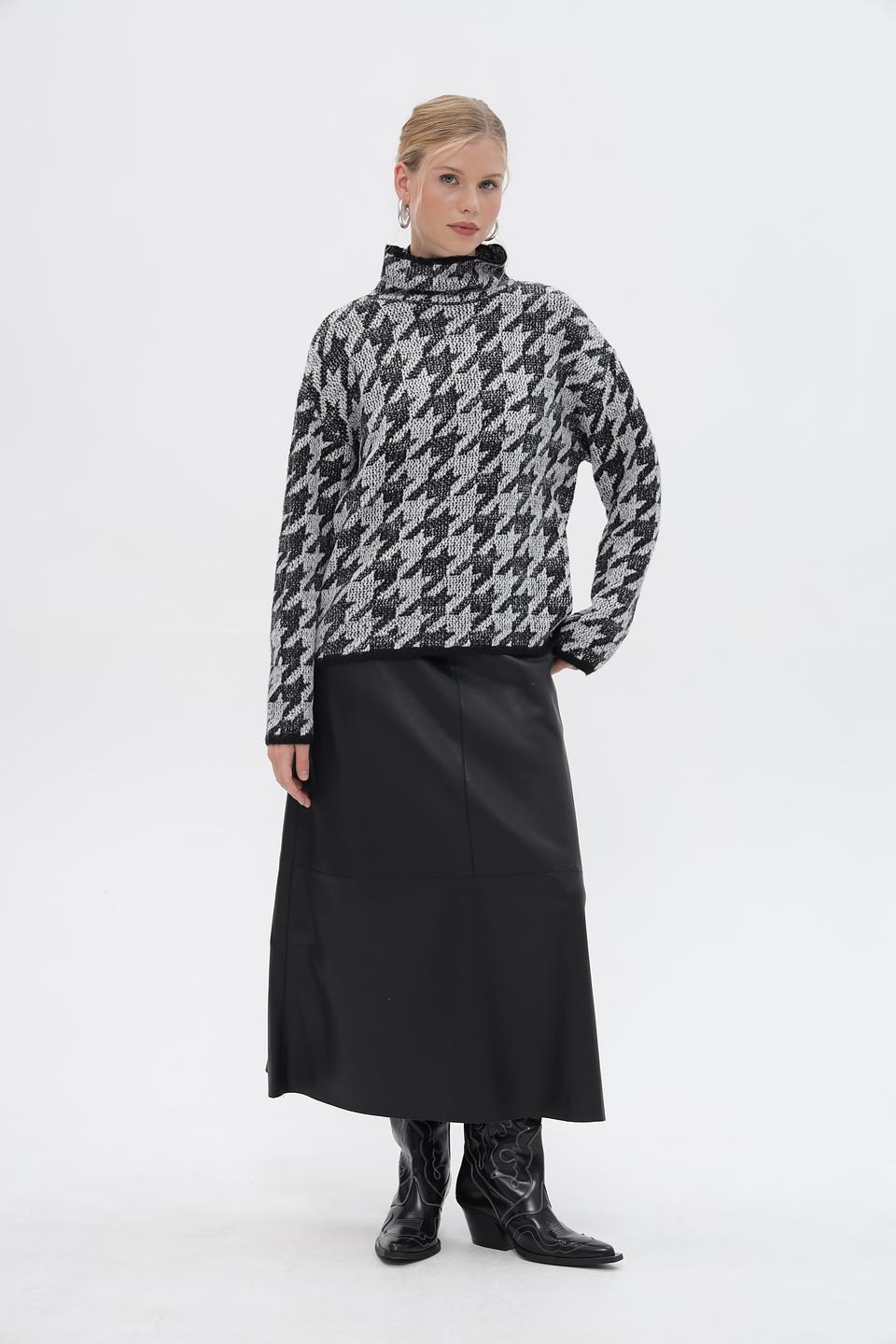 Пуловер Broadway в клетку