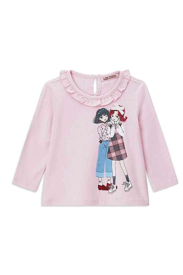 Футболка Original Marines с рисунком розовый