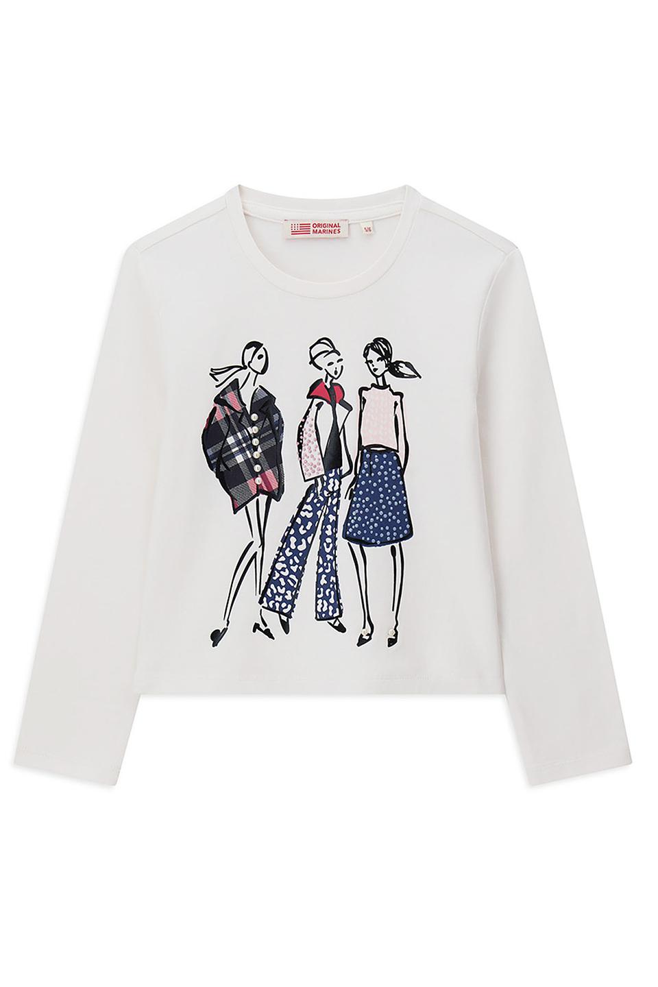 Футболка Original Marines дев. с принтом