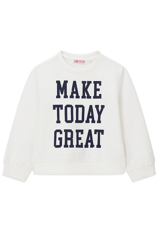 Джемпер Original Marines с надписью белый