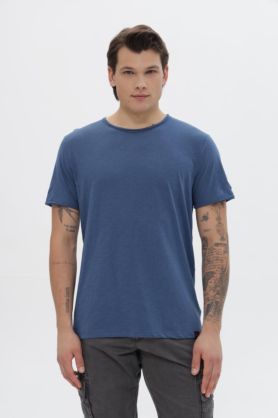Футболка Time Zone мужская синяя