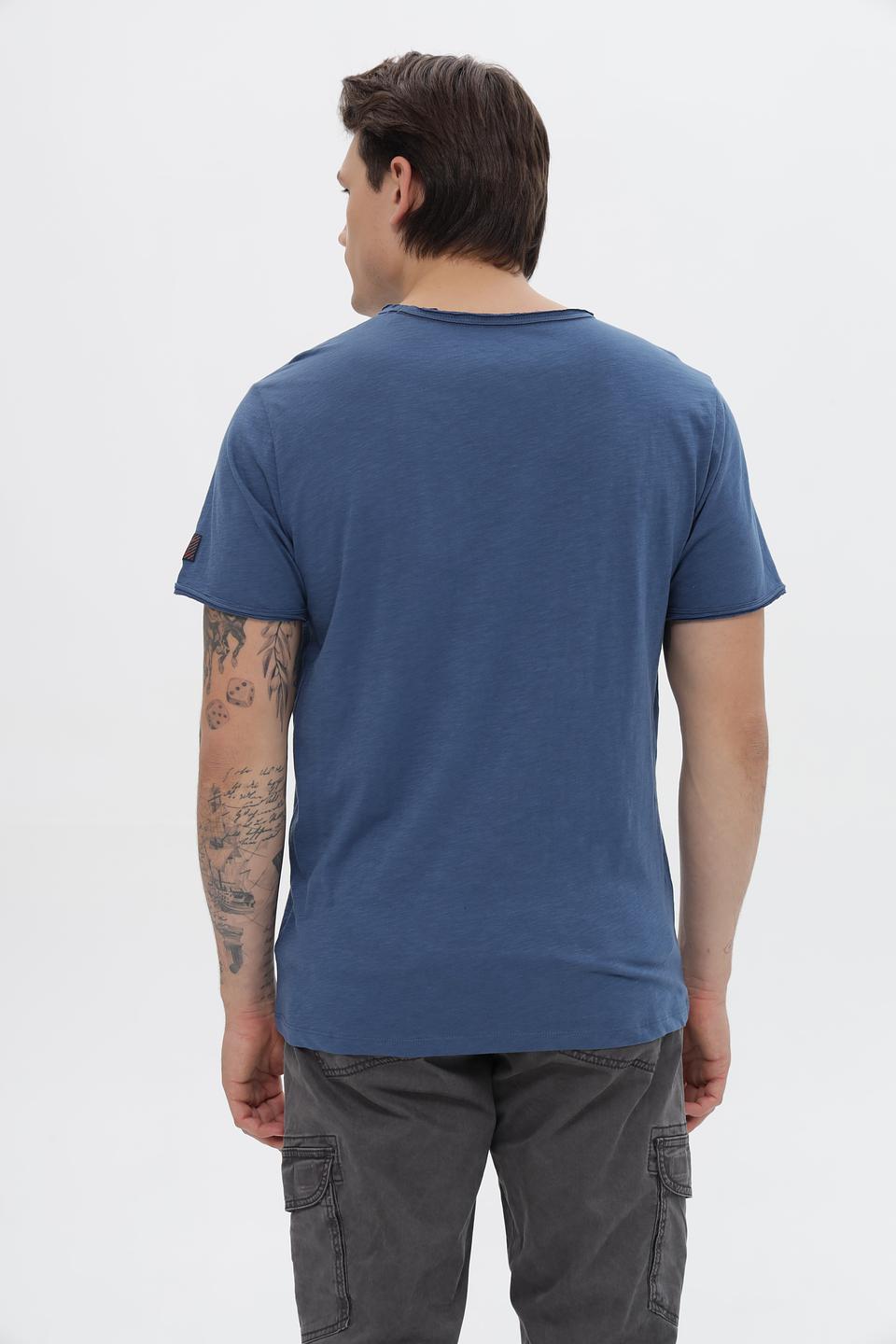 Футболка Time Zone мужская синяя