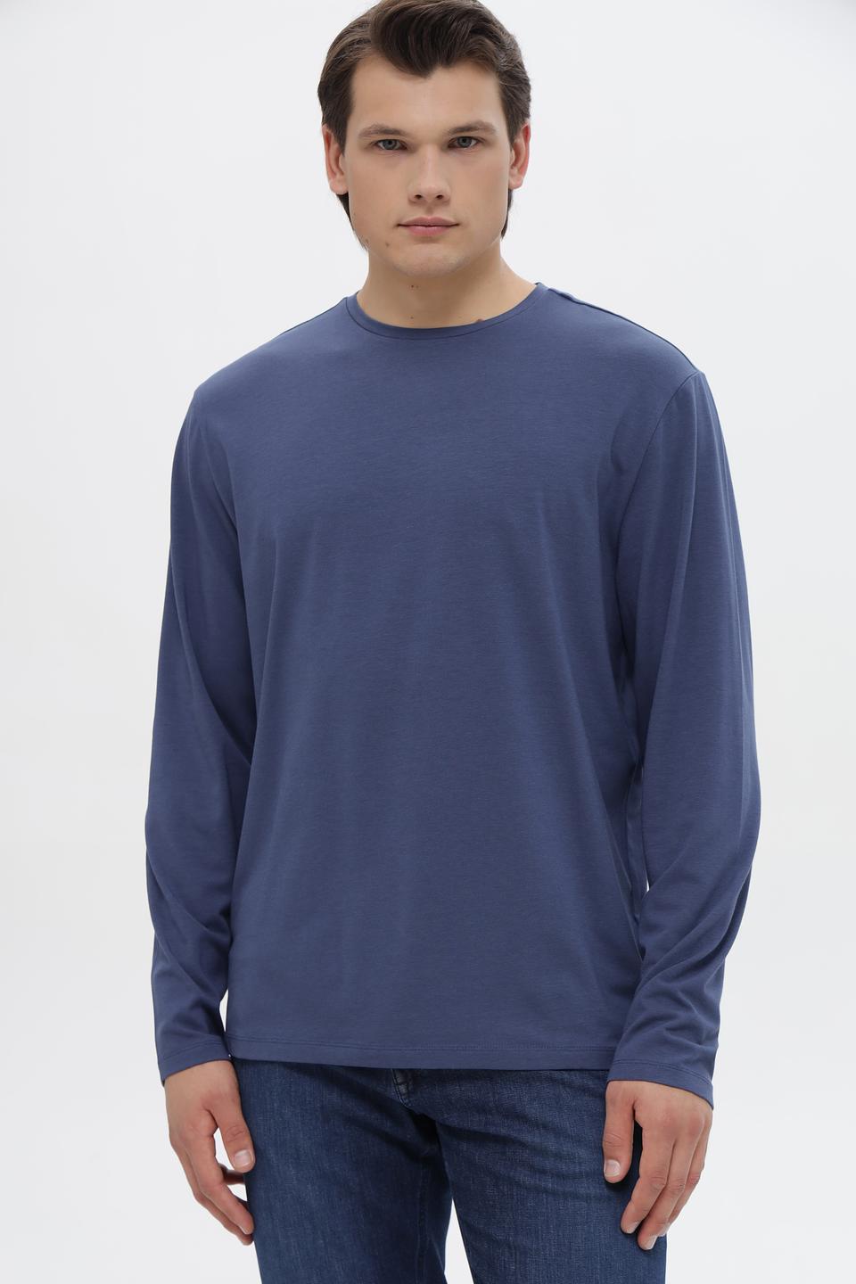 Лонгслив Monte Carlo синий