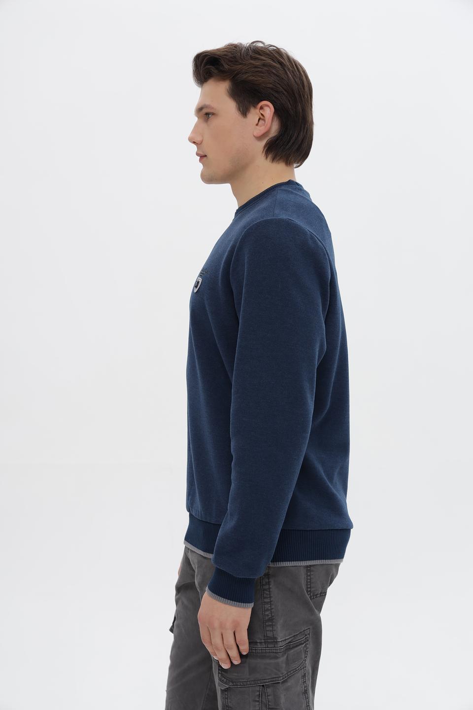 Джемпер Monte Carlo синий с логотипом