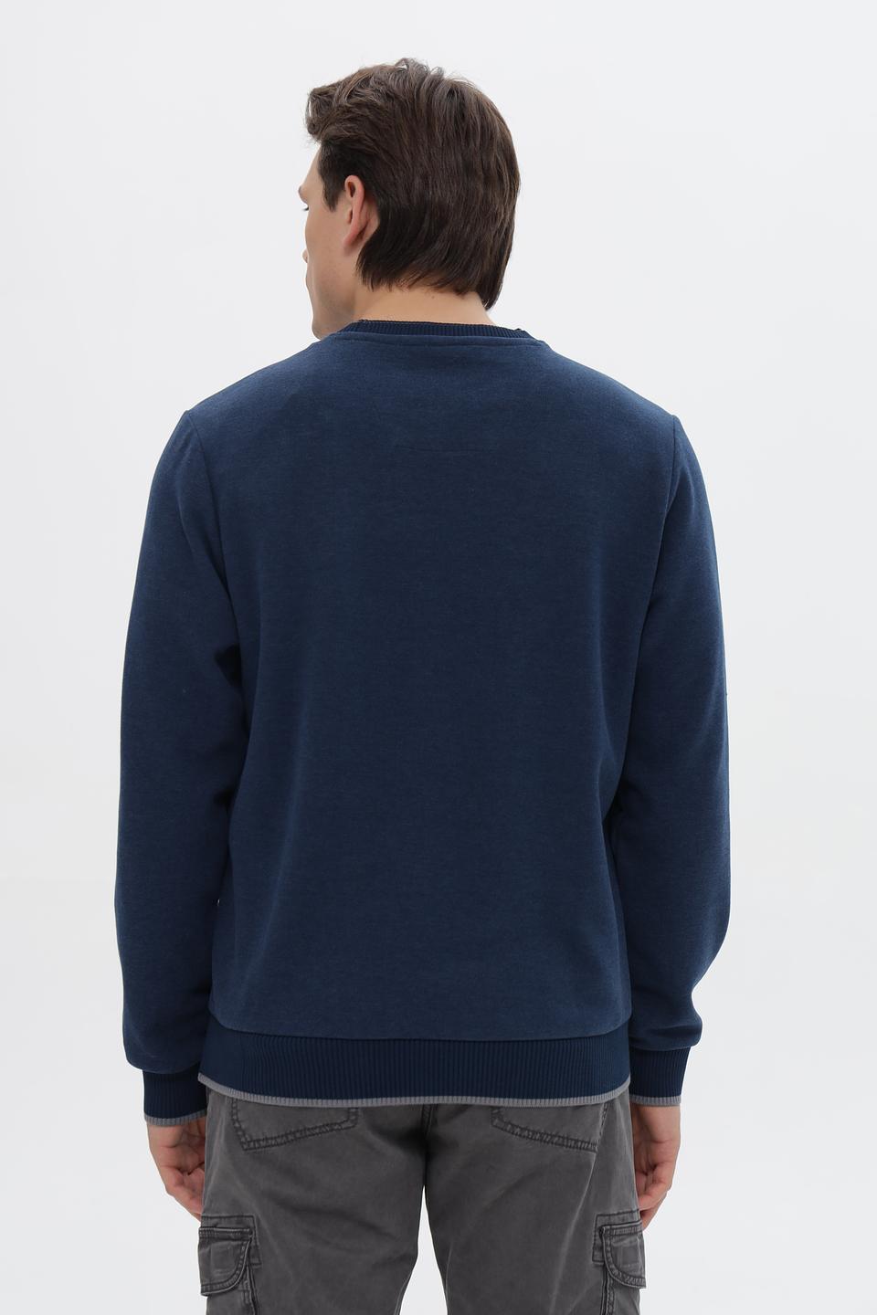 Джемпер Monte Carlo синий с логотипом