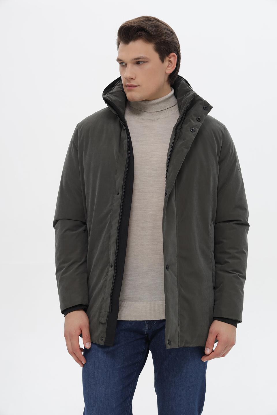 Куртка Gate one хаки с капюшоном
