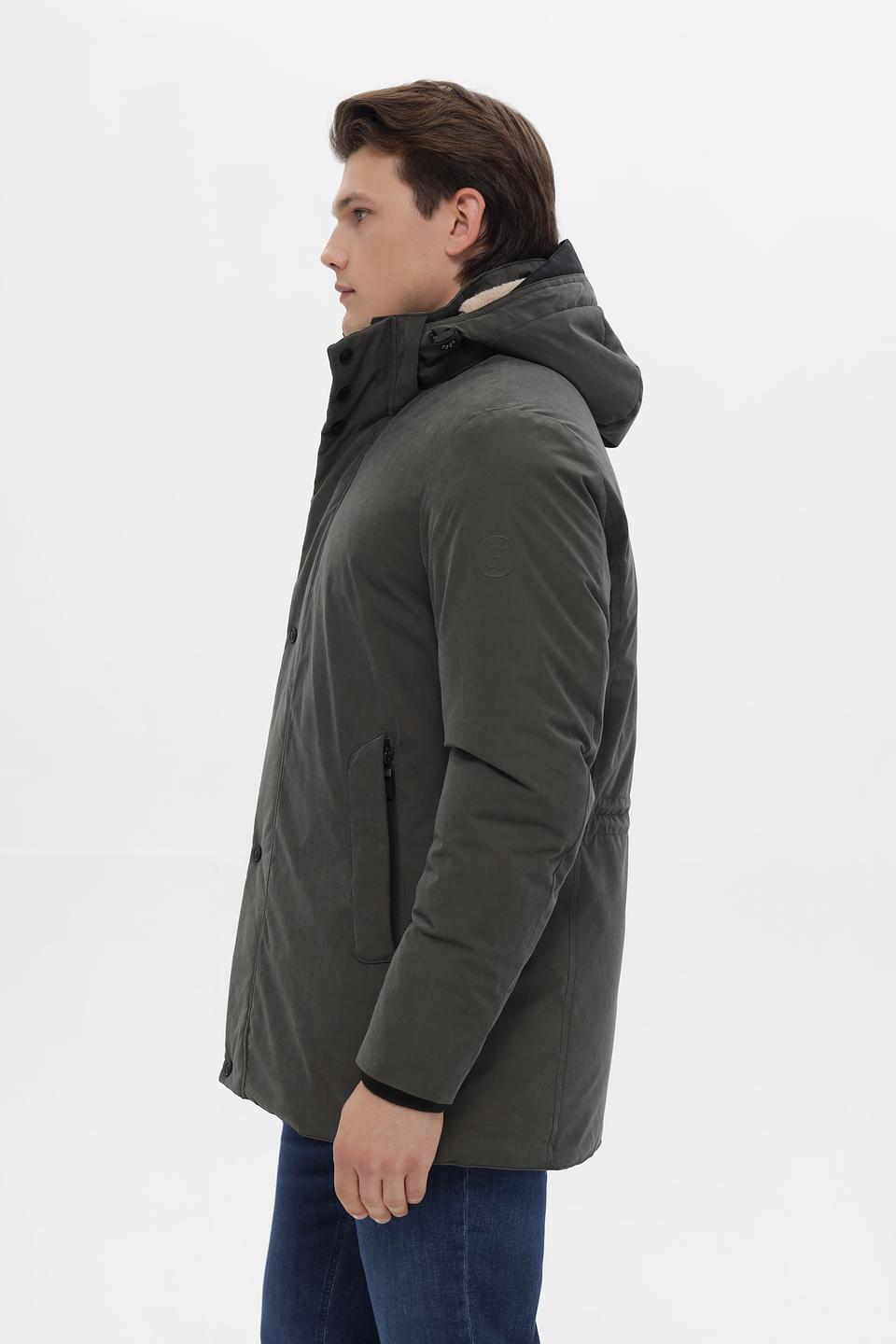 Куртка Gate one хаки с капюшоном