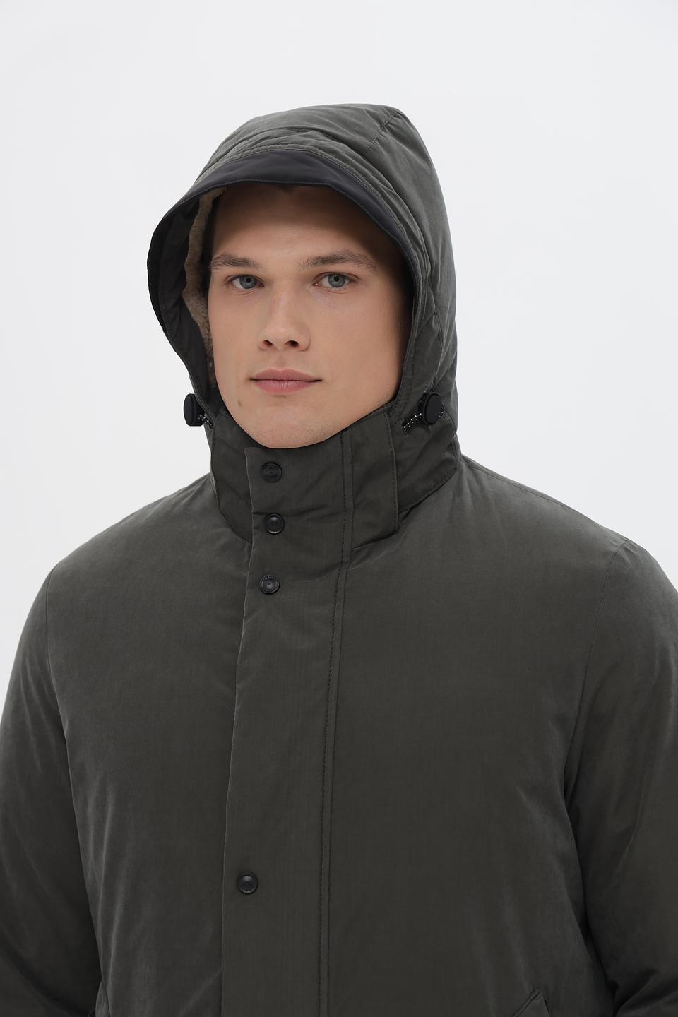 Куртка Gate one хаки с капюшоном