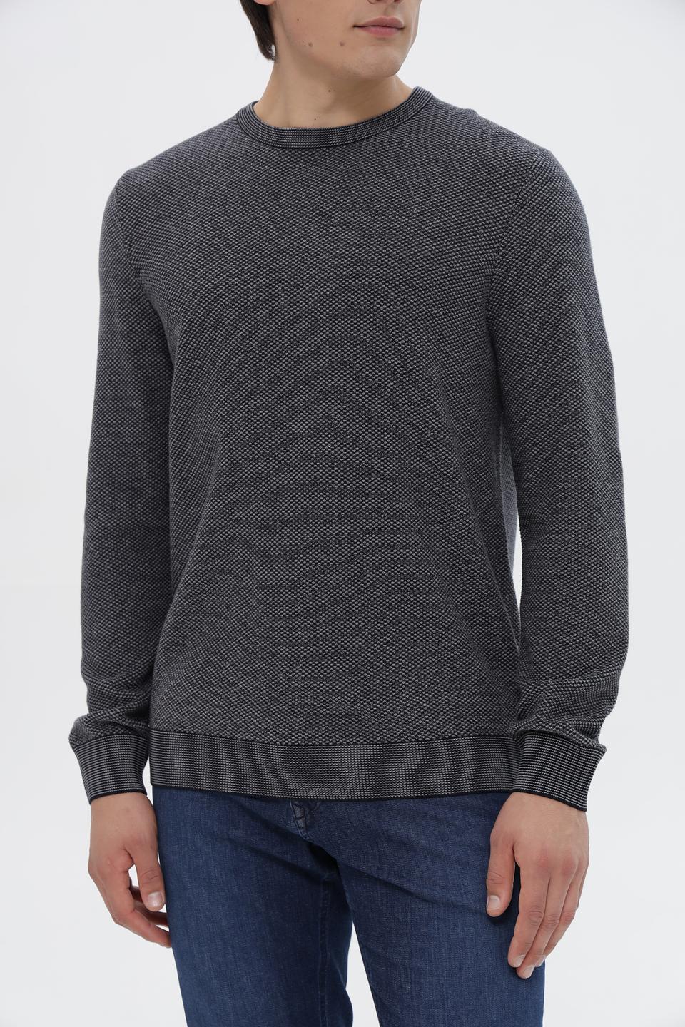 Джемпер Bugatti мужской серый меланж