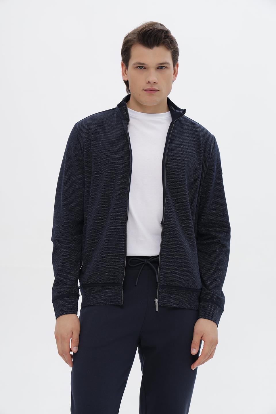 Кардиган Bugatti мужской тёмно-синий