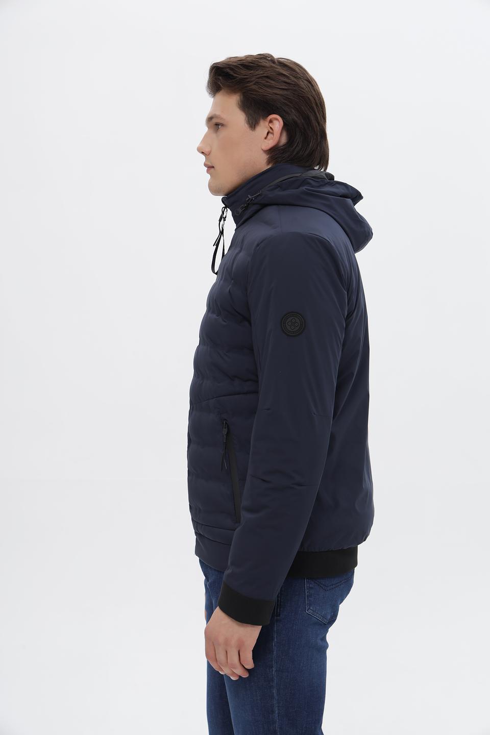 Куртка District стеганая синяя